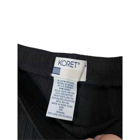 Vintage Koret Elastic Waist Boho Floral Maxi Skirt Women’s Size 16W - Picture 9 of 9